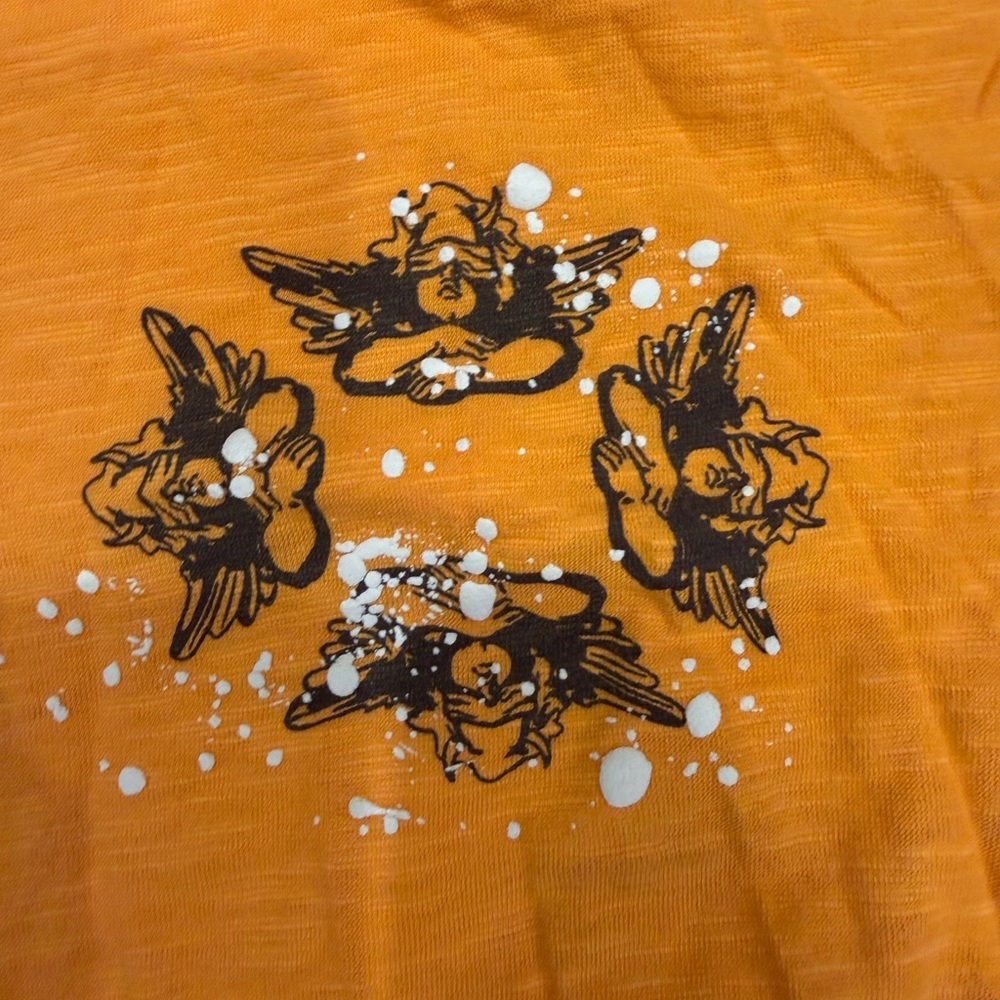 Oversized Boys Lie Mustard Graphic Tee - Flaw - Picture 4 of 10